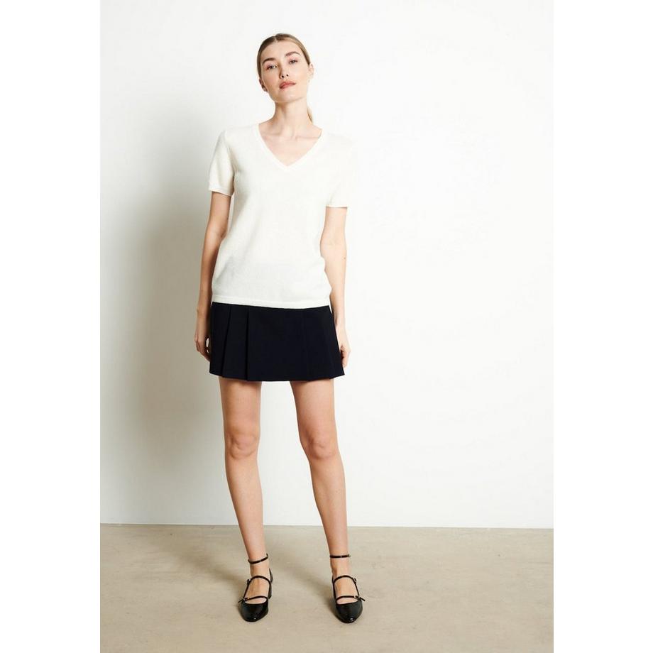 Studio Cashmere8 LILLY 14 Pull Col V Manches Courtes  