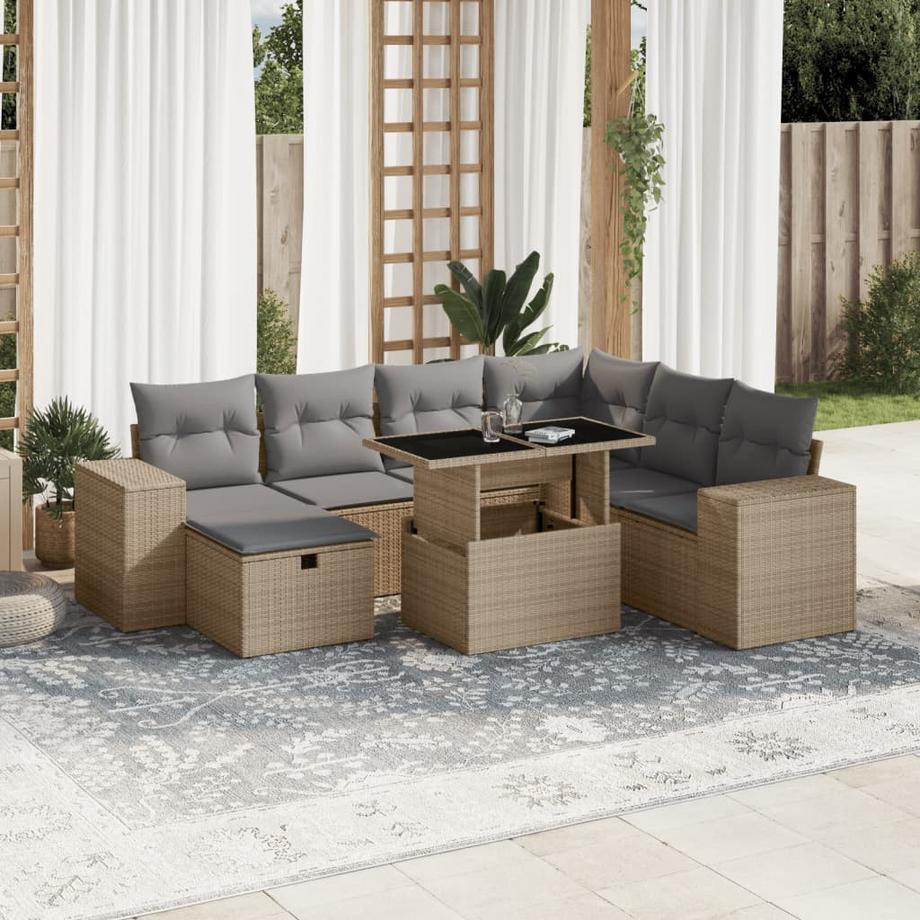 VidaXL Garten sofagarnitur poly-rattan  
