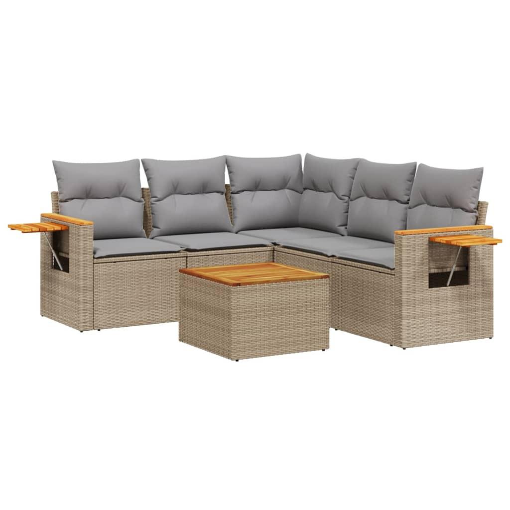 VidaXL Garten sofagarnitur poly-rattan  