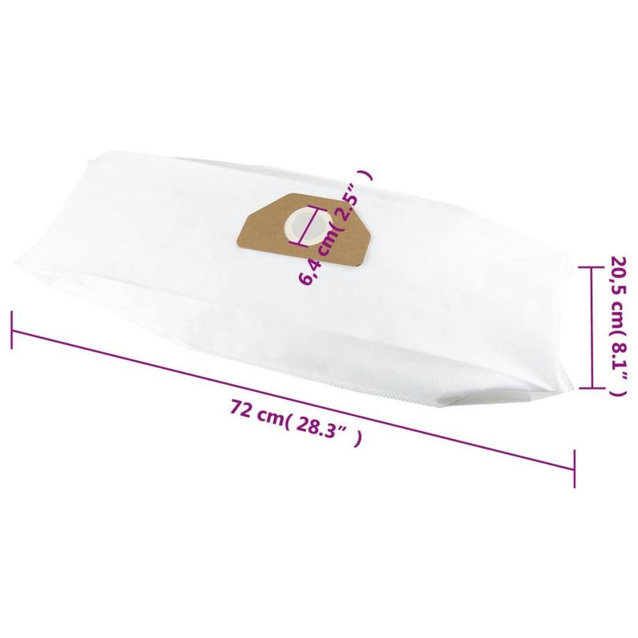 VidaXL Sac d’aspirateur  