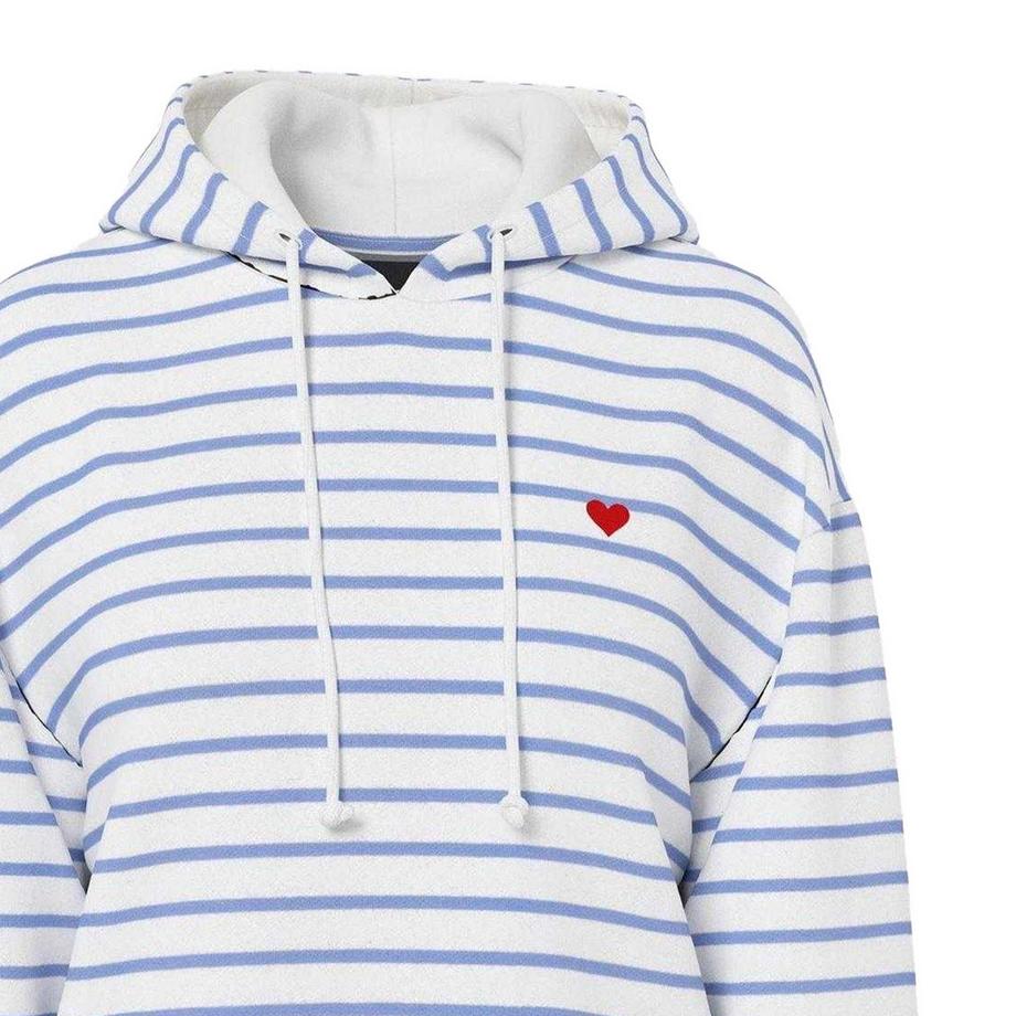 PIECES Sweat À Capuche Rayé Manches Longues Chilli  