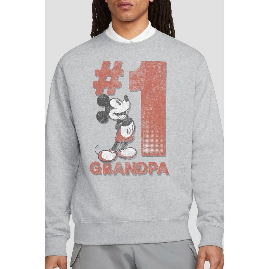 Disney Mickey Mouse Number 1 Grandpa Sweatshirt  