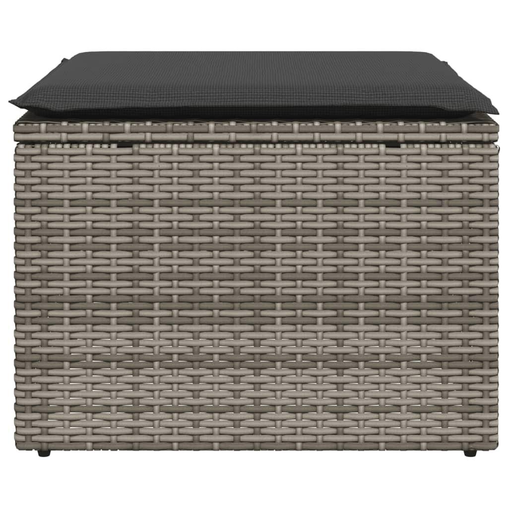 VidaXL  Gartenhocker poly-rattan 