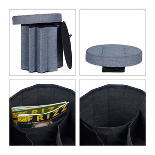 B2X Hocker mit Stauraum Größe M rund  