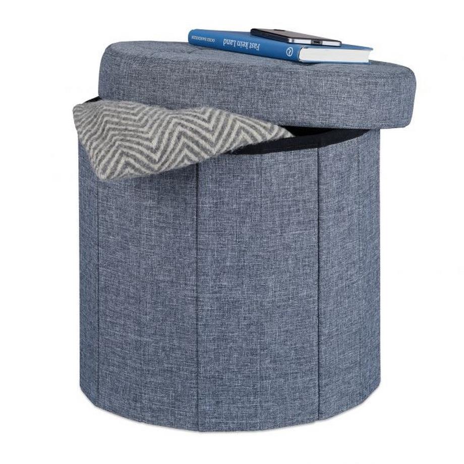 B2X Tabouret avec espace de rangement taille M rond  