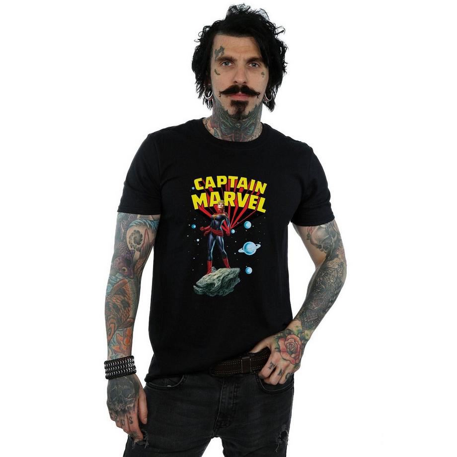 MARVEL Captain T-Shirt Stampa Grafica  