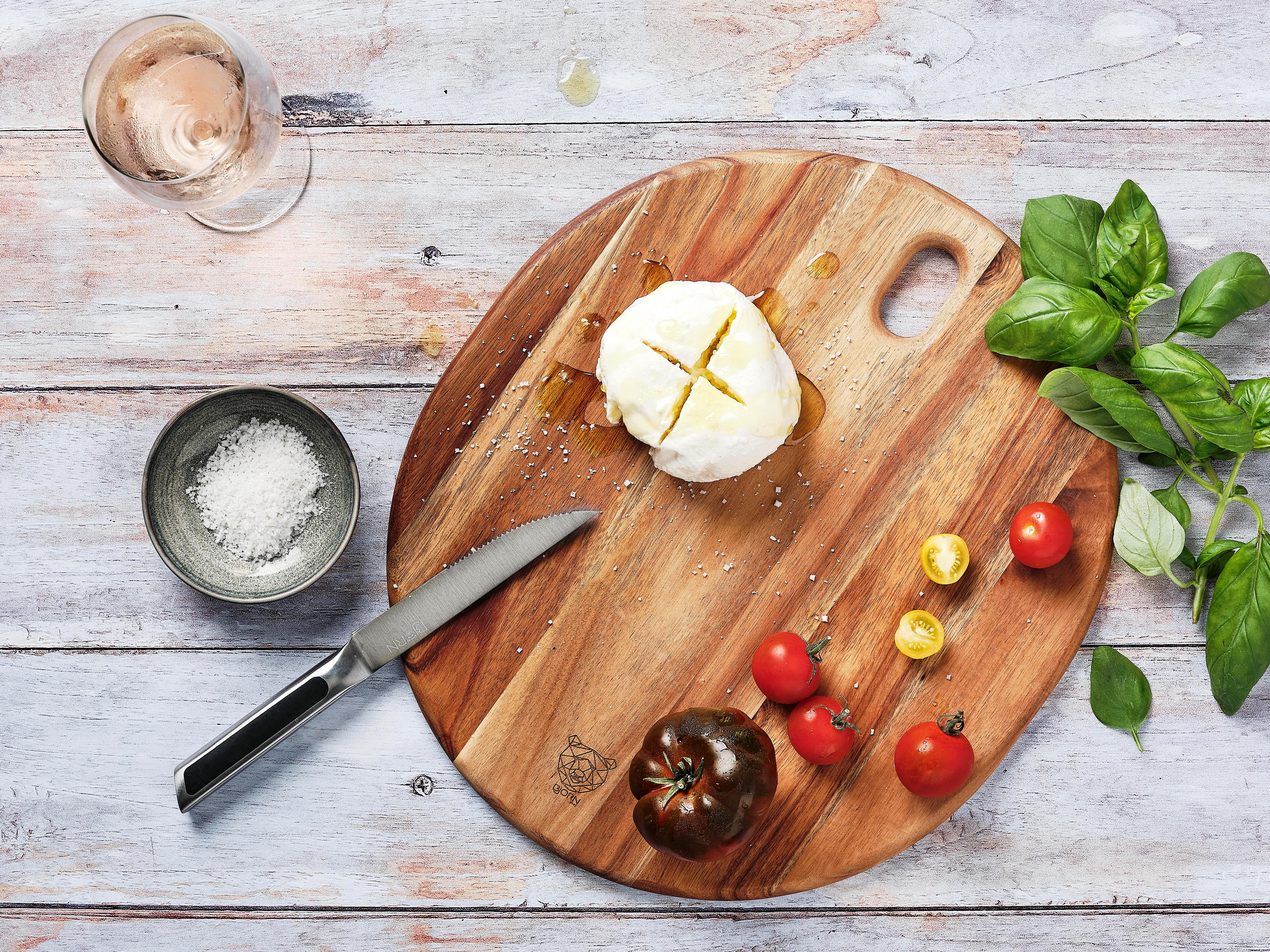 BJÖRN Planche à découper en bois d'acacia ELIN - Ø31 cm  