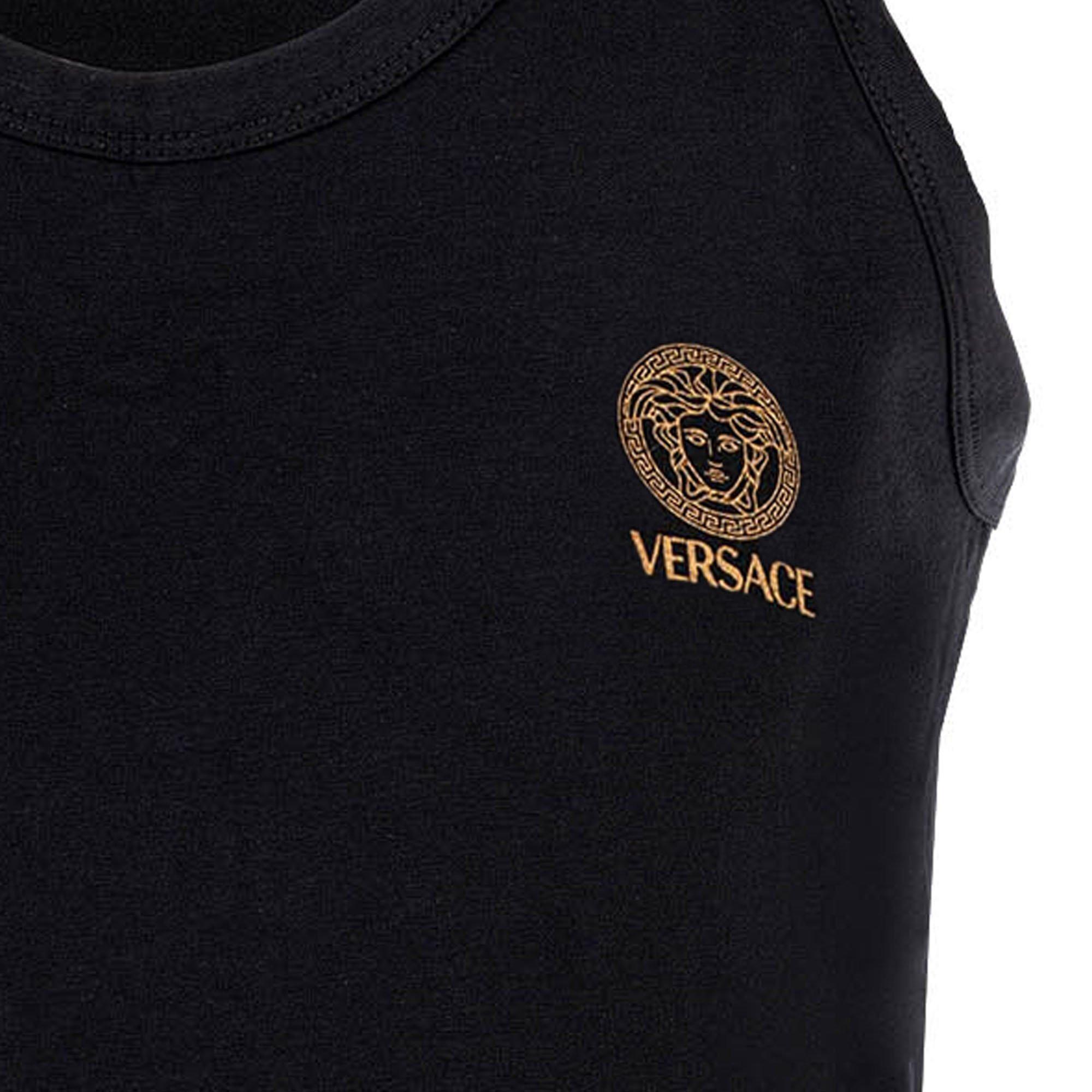 VERSACE Topeka Bi-Stretch Bio-Baumwoll Tanktop  