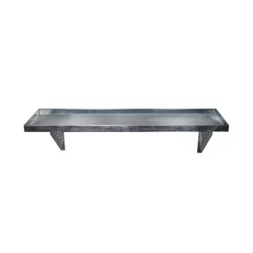 Etagère en zinc pour abri de jardin ARTIUM - L.80 x P.20 x H.3 cm