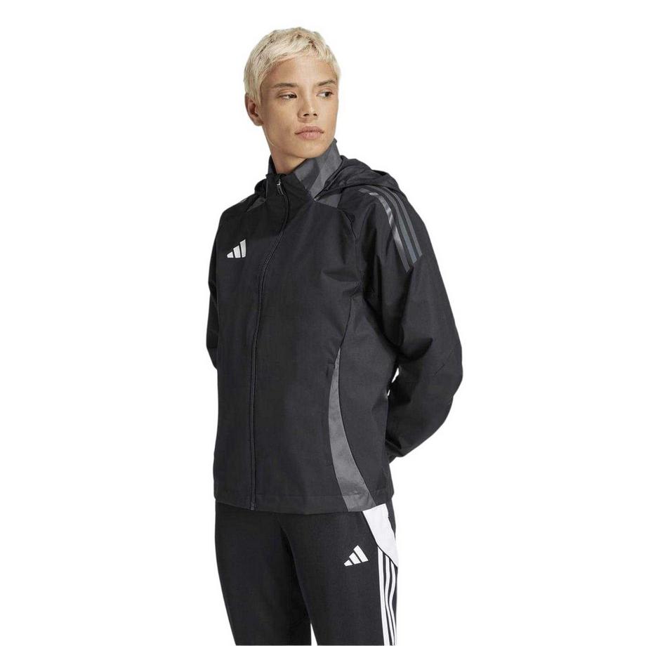 adidas Anorak Tiro 24 con Cappuccio e Maniche Raglan  