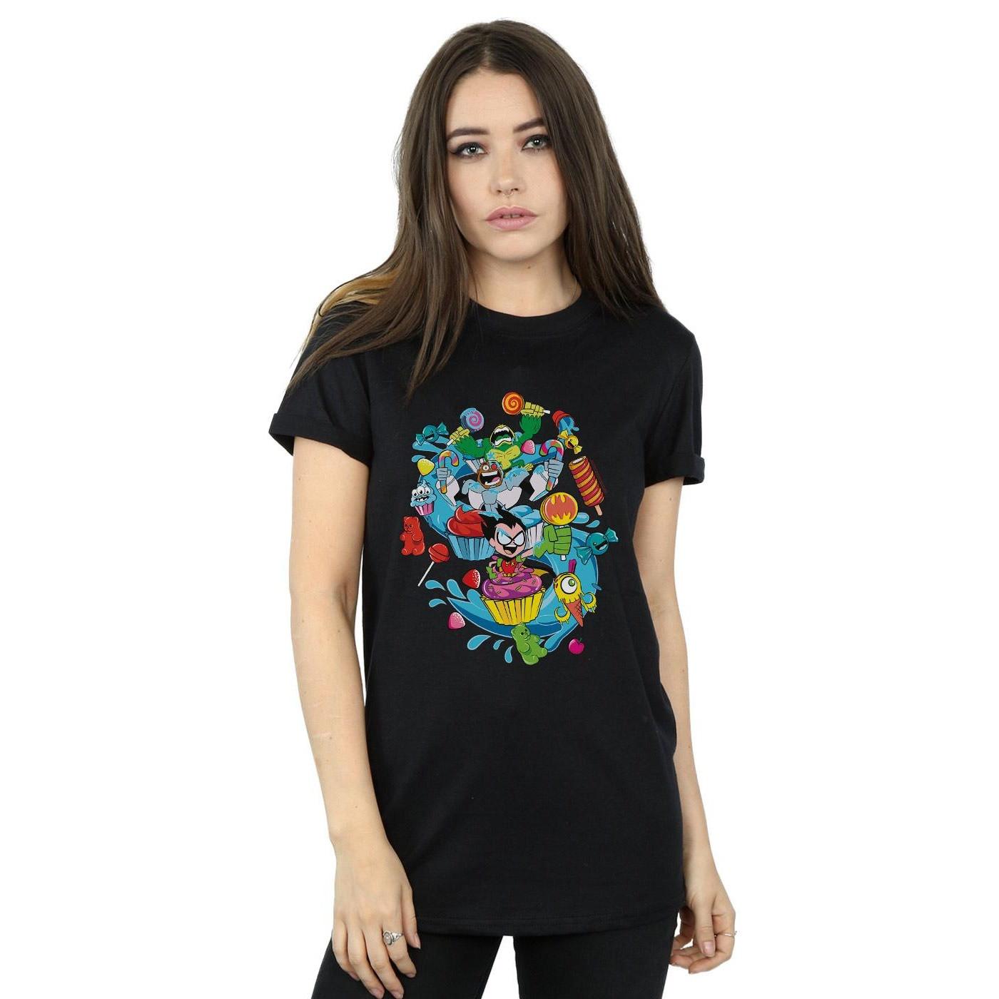 DC COMICS  Tshirt TEEN TITANS GO CANDY MANIA 