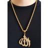 HEBE JEWELS  Arabic Letters, Anhänger-Kette, HIP-HOP-STYLE 