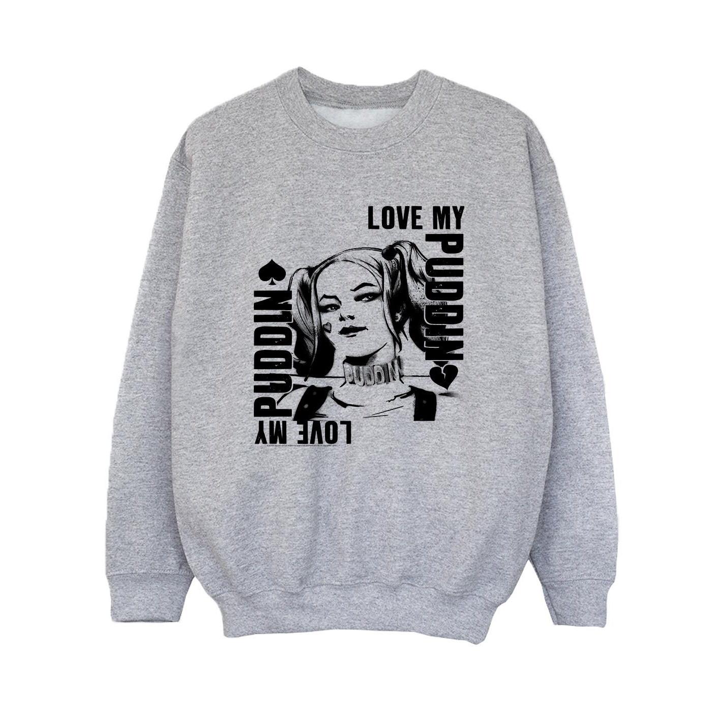 DC COMICS  Suicide Squad Love Puddin Sweatshirt 