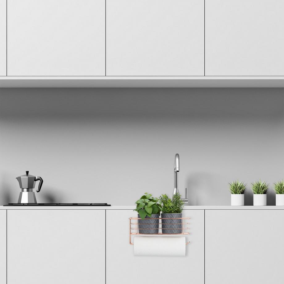 B2X Hängekorb mit Halter für Papierhandtücher  