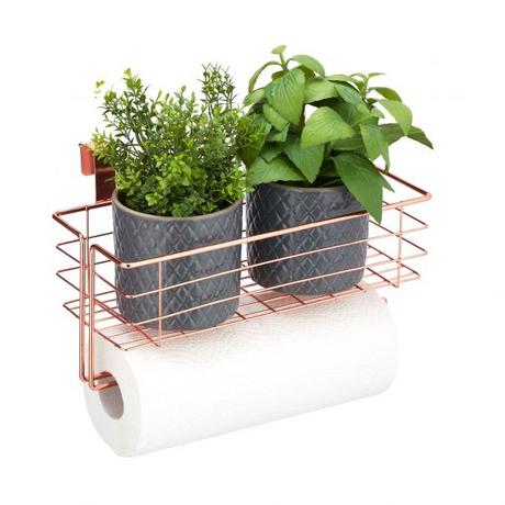 B2X Hängekorb mit Halter für Papierhandtücher  