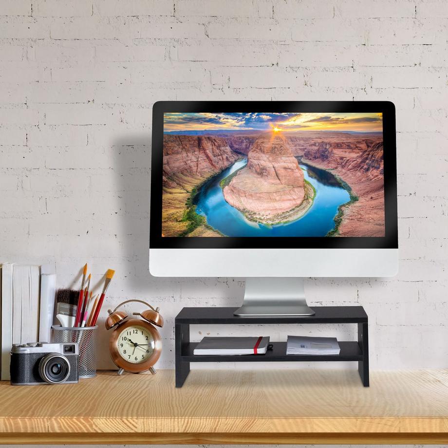 Northix  Supporto per monitor nero 