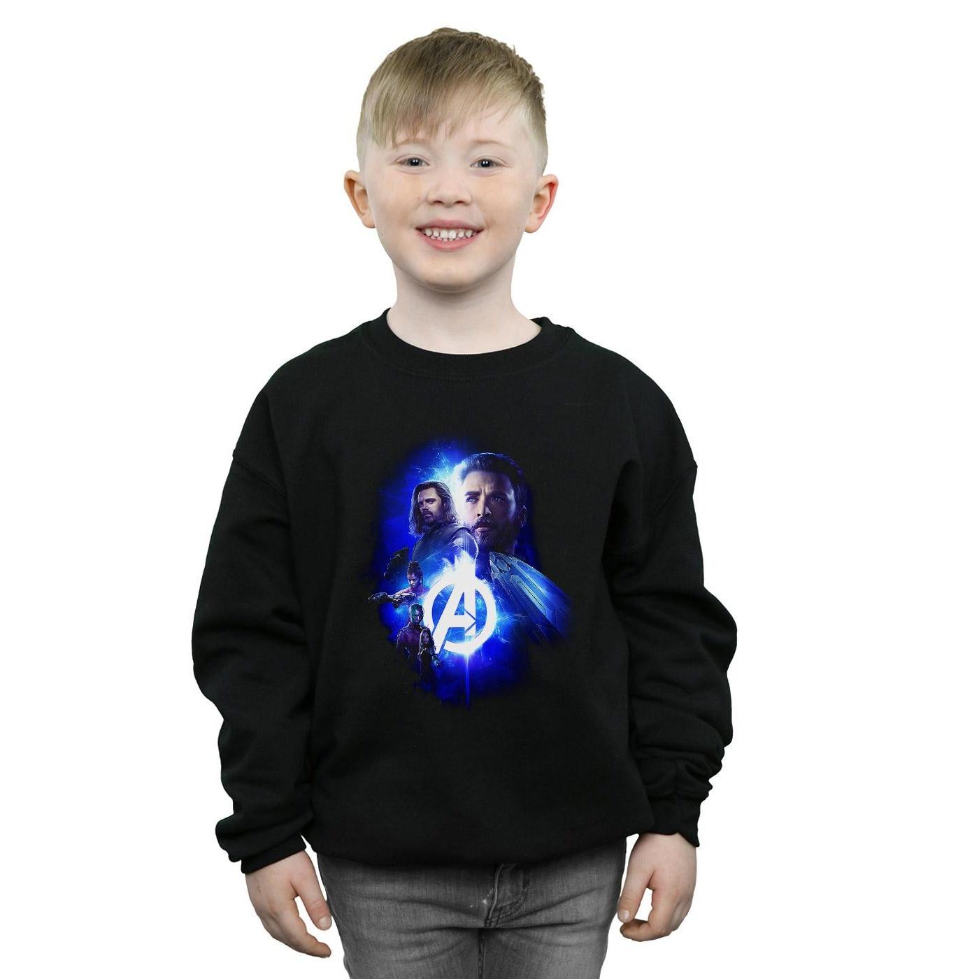 MARVEL  Avengers Infinity War Cap Team Up Sweatshirt 