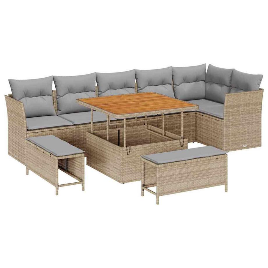 Set di Mobili da Giardino Polyrattan