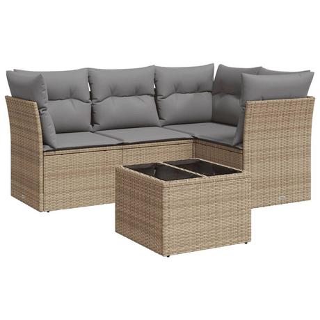 VidaXL Garten sofagarnitur poly-rattan  