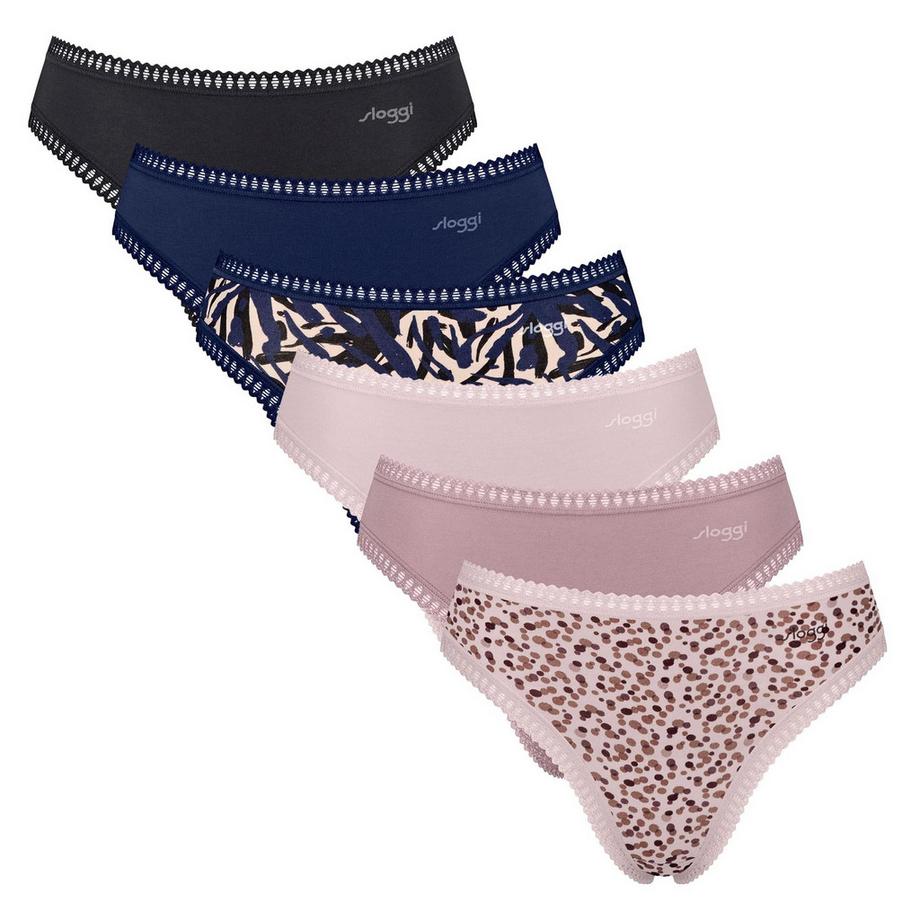 Slip  6er Pack Bequem sitzend-GO Crush High leg C6P