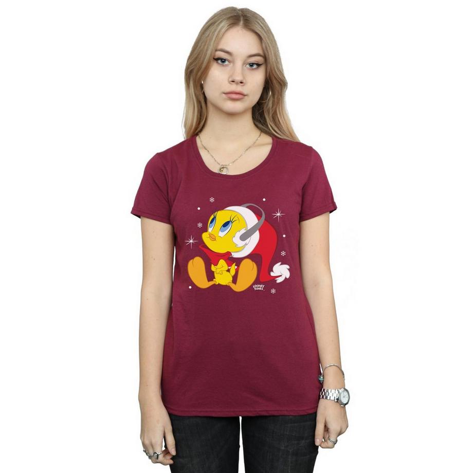 LOONEY TUNES Tweety Bird Christmas T-Shirt  