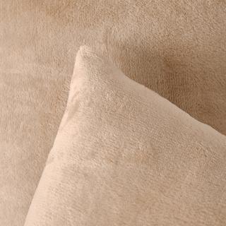 SO'HOME Parure de lit en polaire avec taie carrée  