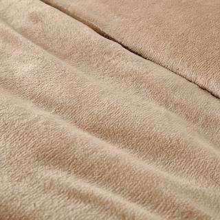 SO'HOME Parure de lit en polaire avec taie carrée  