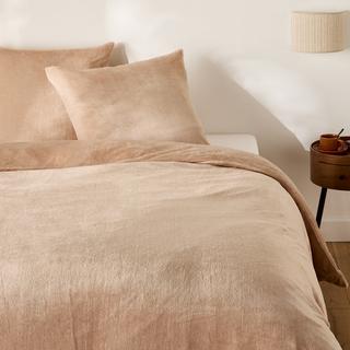 SO'HOME Parure de lit en polaire avec taie carrée  