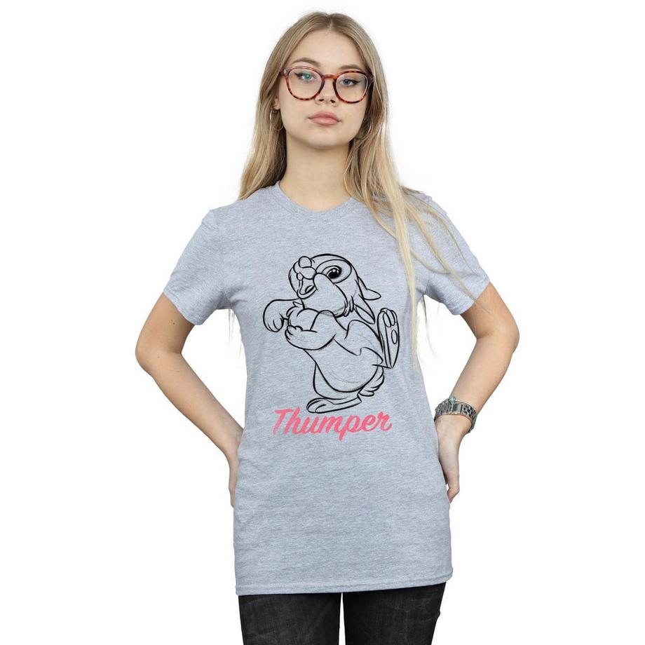 Disney Bambi Thumper T-Shirt Stampata  