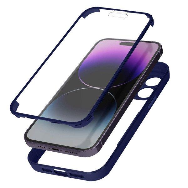 Avizar  Cover 360° iPhone 14 Pro blu 