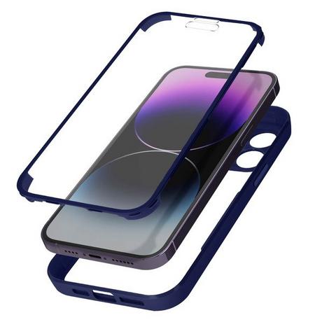 Avizar  Cover 360° iPhone 14 Pro blu 