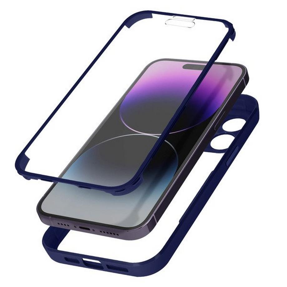 Coque Intégrale iPhone 14 Pro Bleu