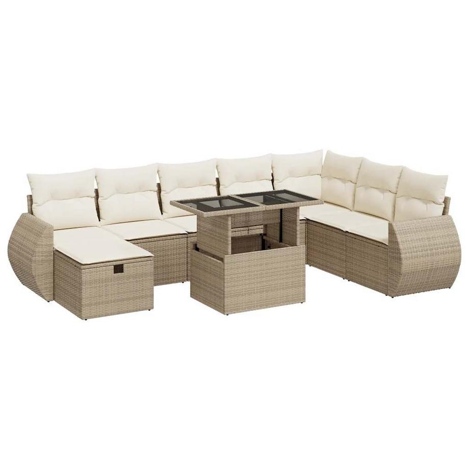 Garten sofagarnitur poly-rattan