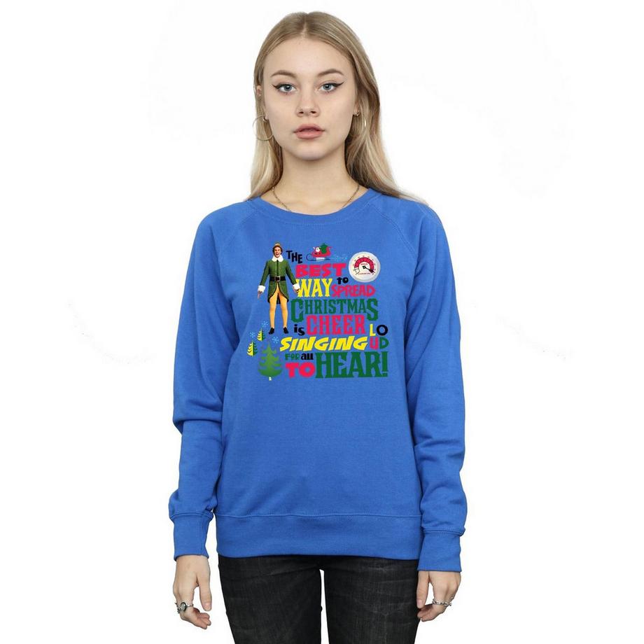 Elf Christmas Cheer Slim Fit Sweatshirt  
