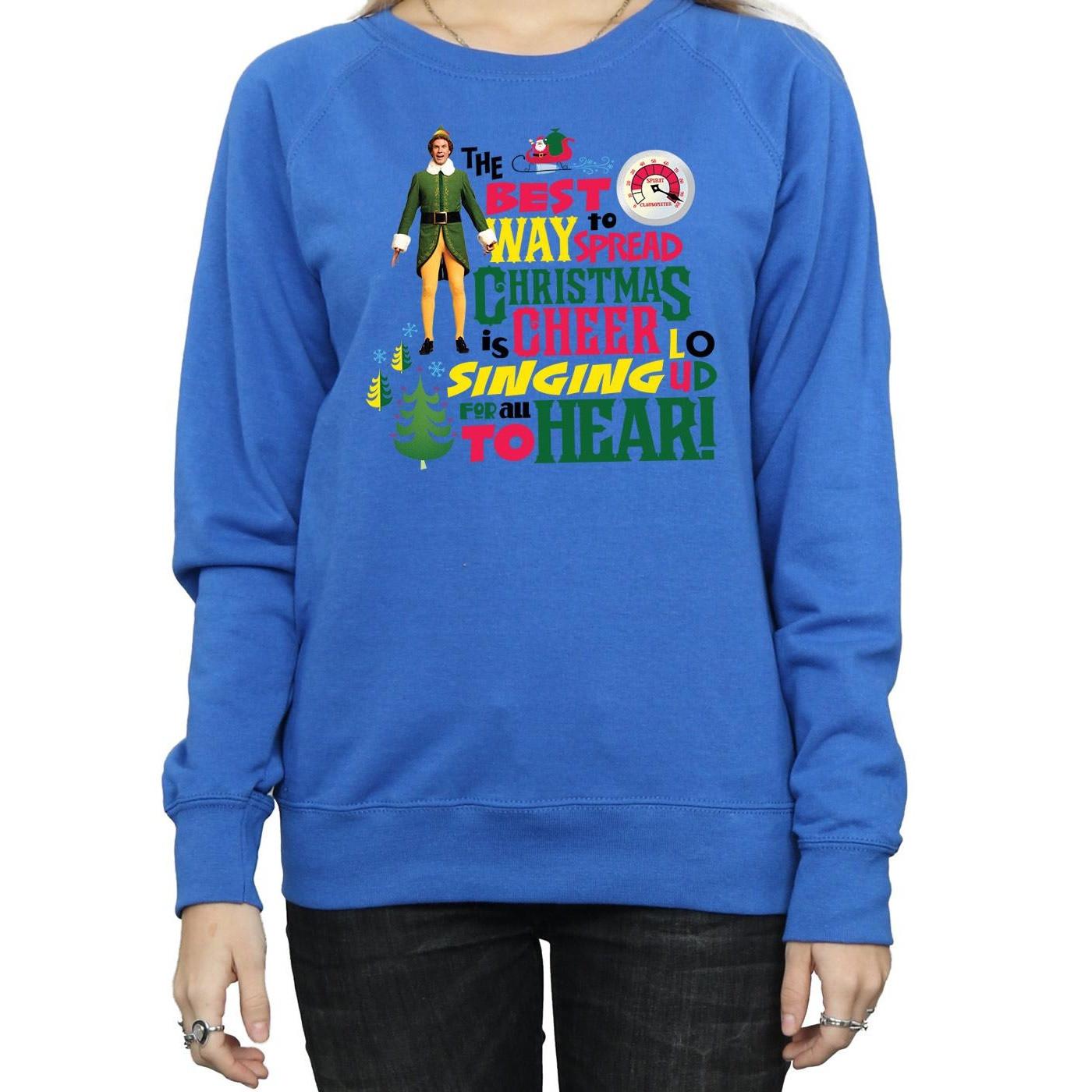Elf Christmas Cheer Slim Fit Sweatshirt  