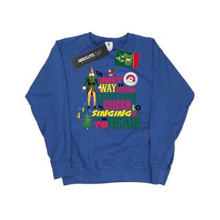 Elf Christmas Cheer Slim Fit Sweatshirt  