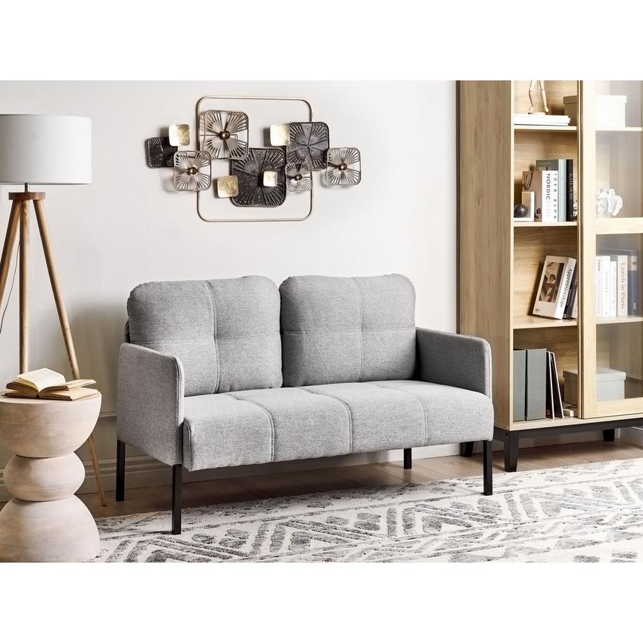 Beliani Divano 2 posti en Tessuto Minimalista LAHTI  