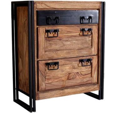 Schuhschrank Kuba Vintage natur