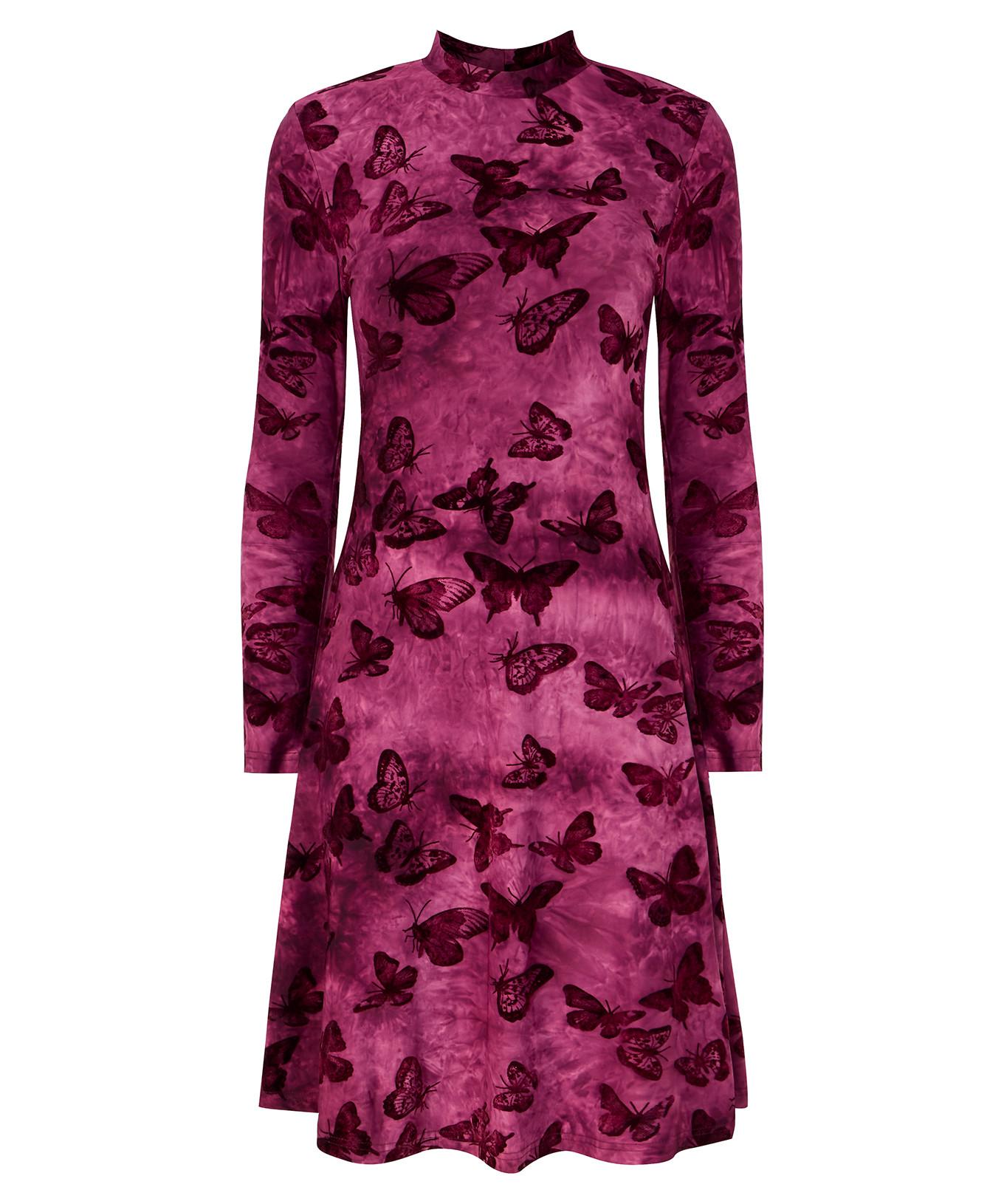 Joe Browns Jersey Skaterkleid Flock Schmetterlingsmuster  