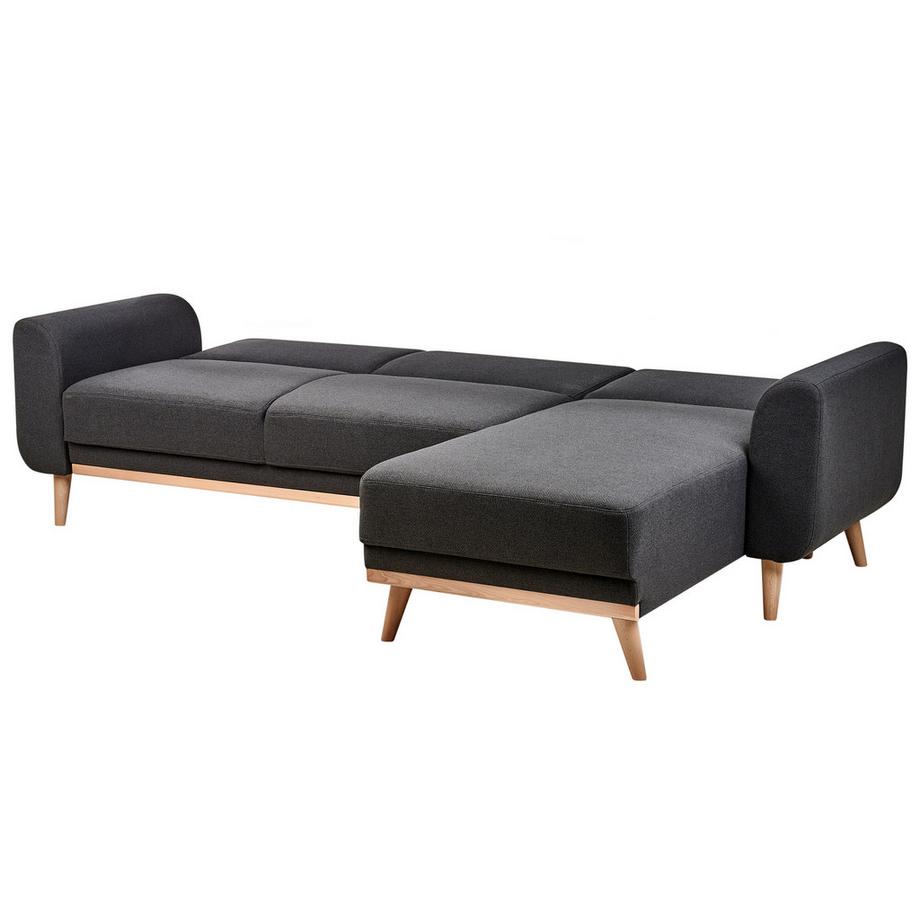 Beliani Canapé d'angle en Tissu  OLLSTA  