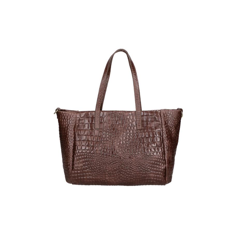 Gave Lux Sac d'épaule Cuir Gaufré Crocodile  