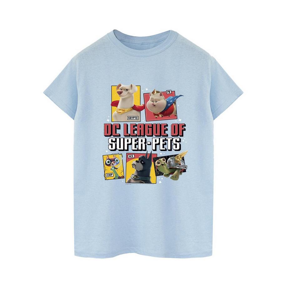 DC COMICS DC League Of Super-Pets T-Shirt Stampa Grafica  