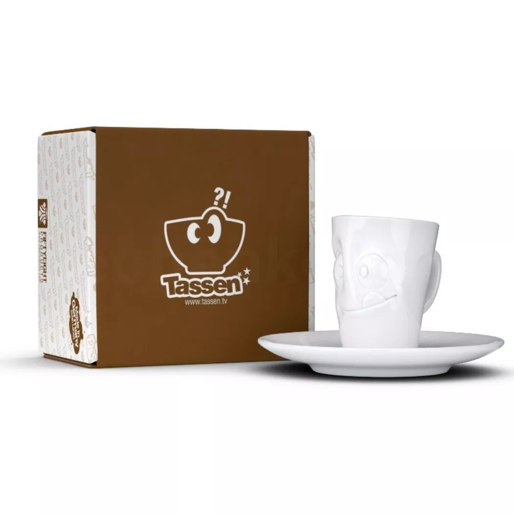 Tasse Espresso en porcelaine - Emotion Perplexe  - Pylones