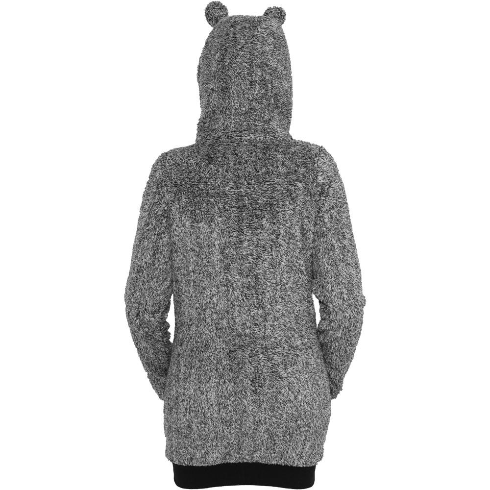 URBAN CLASSICS  felpa con cappuccio da urban claic teddy zip 