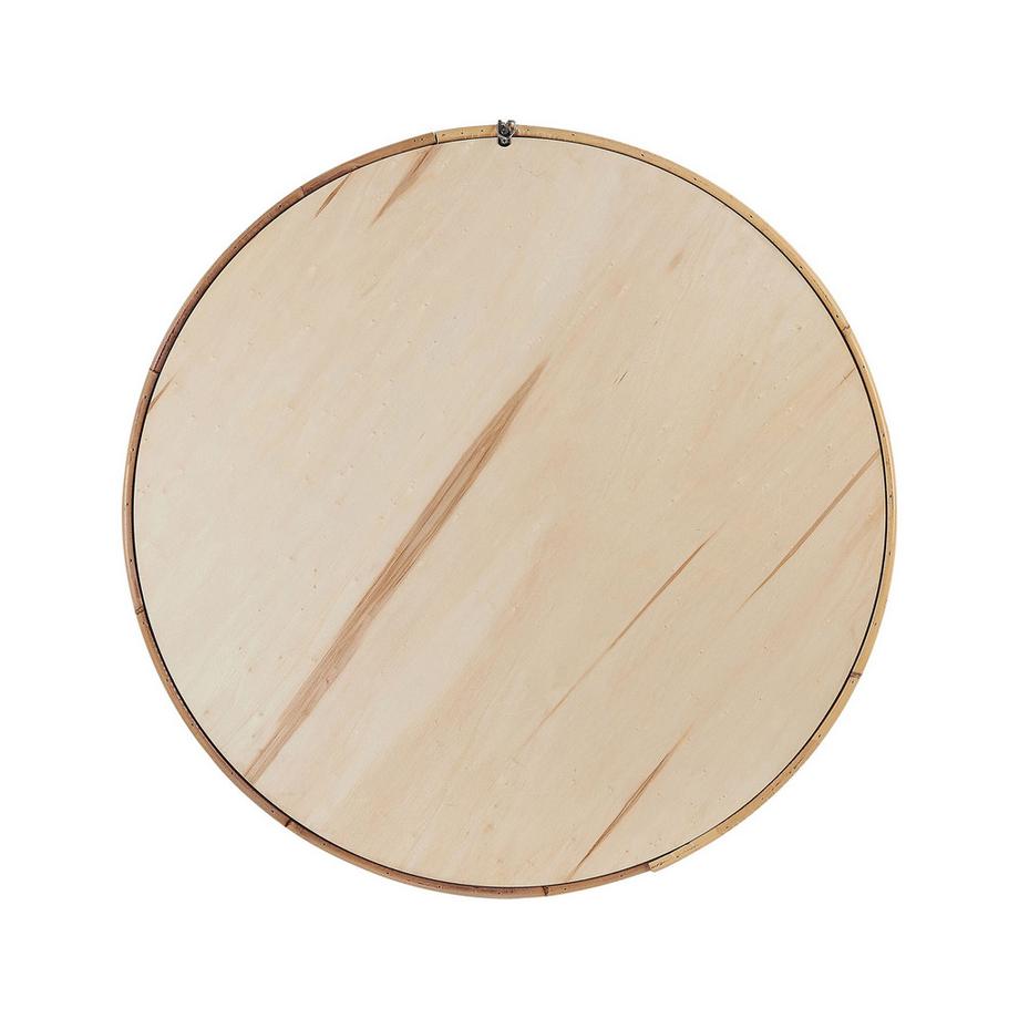 Beliani Miroir en Rotin Scandinave BARUNG  