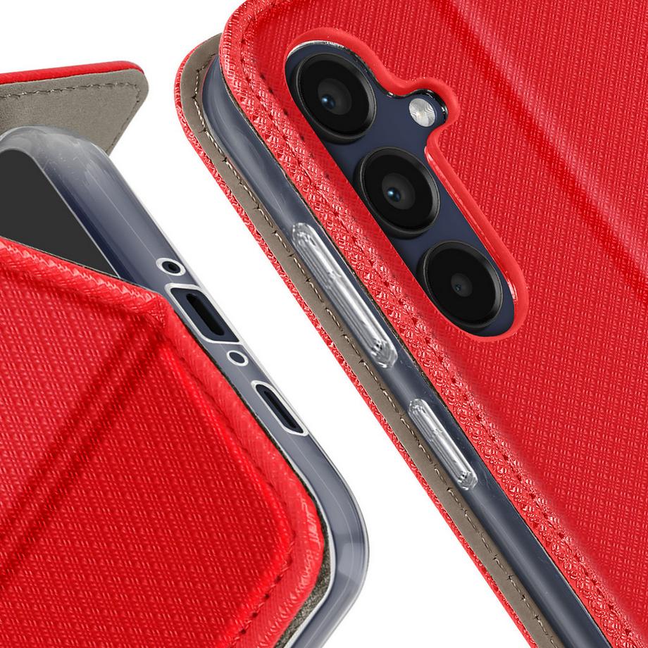 Avizar  Samsung Galaxy A35 5G Book Cover Rot 