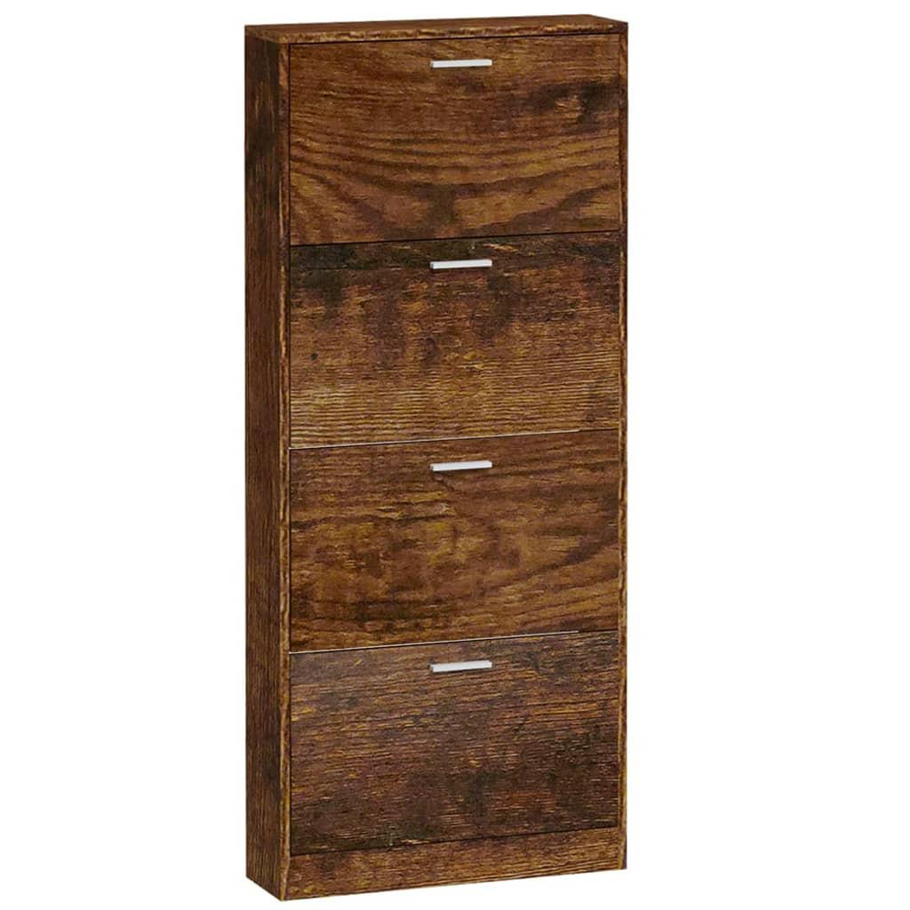 VidaXL Armoire à chaussures bois d'ingénierie  