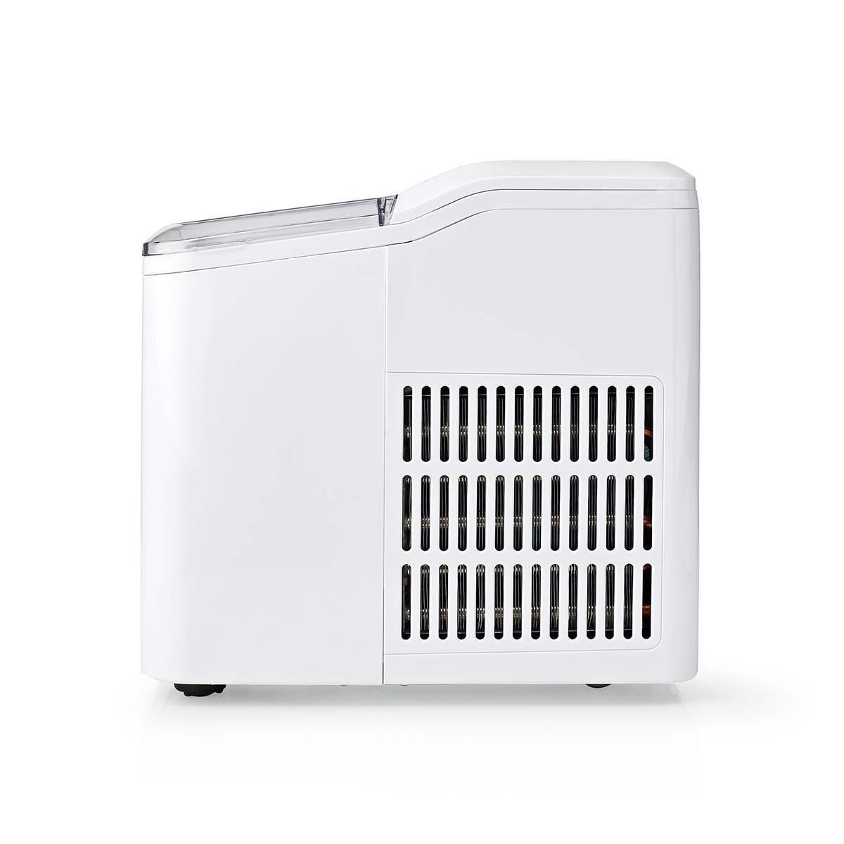 Nedis Nedis KAIC100FWT macchina per cubetti di ghiaccio Macchina per la produzione di cubetti di ghiaccio integrata/indipendente 12 kg/24h 120 W Bianco  