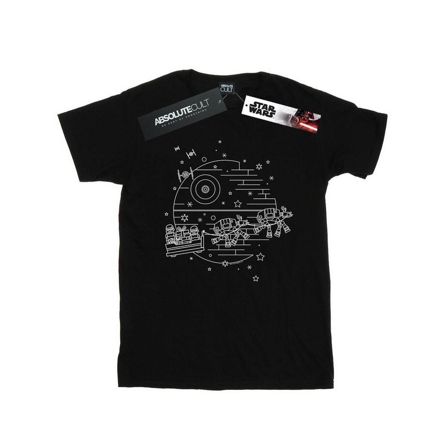 STAR WARS Death Star Grafikdruck T-Shirt  