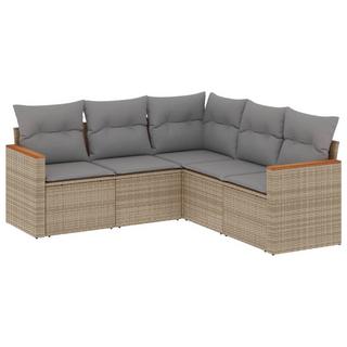 VidaXL Garten sofagarnitur poly-rattan  